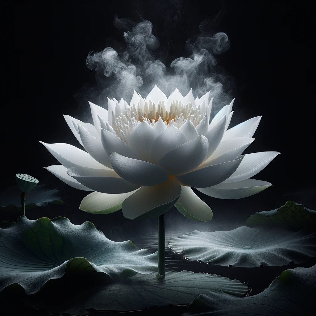 sen trắng chi tiết cánh hoa