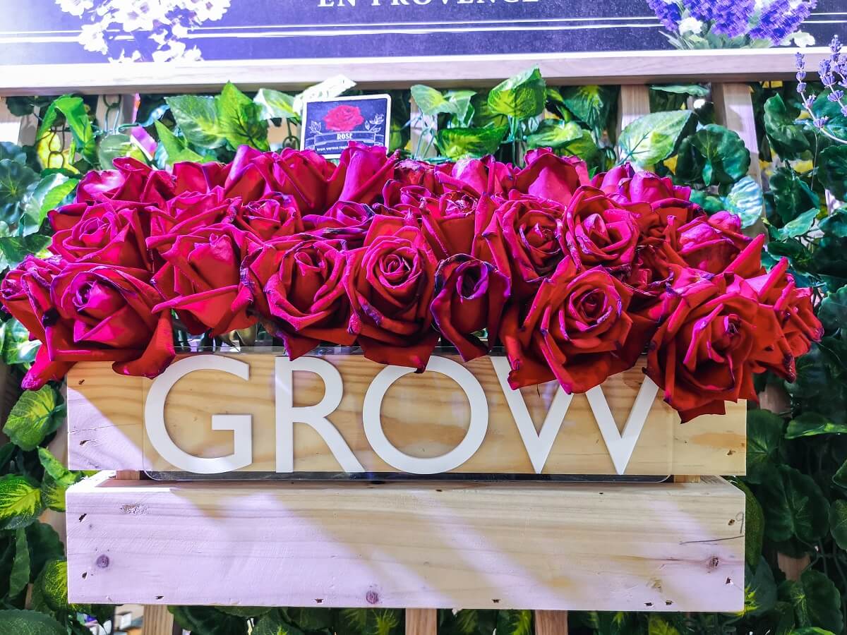 lang hoa hong ruc ro