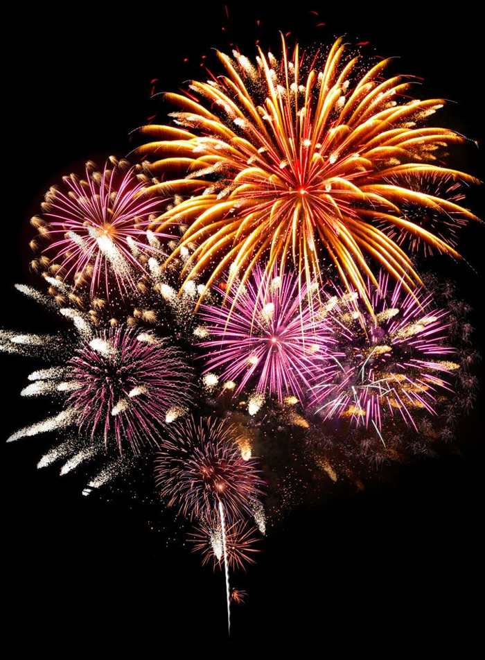 Pháo hoa ngày xuân