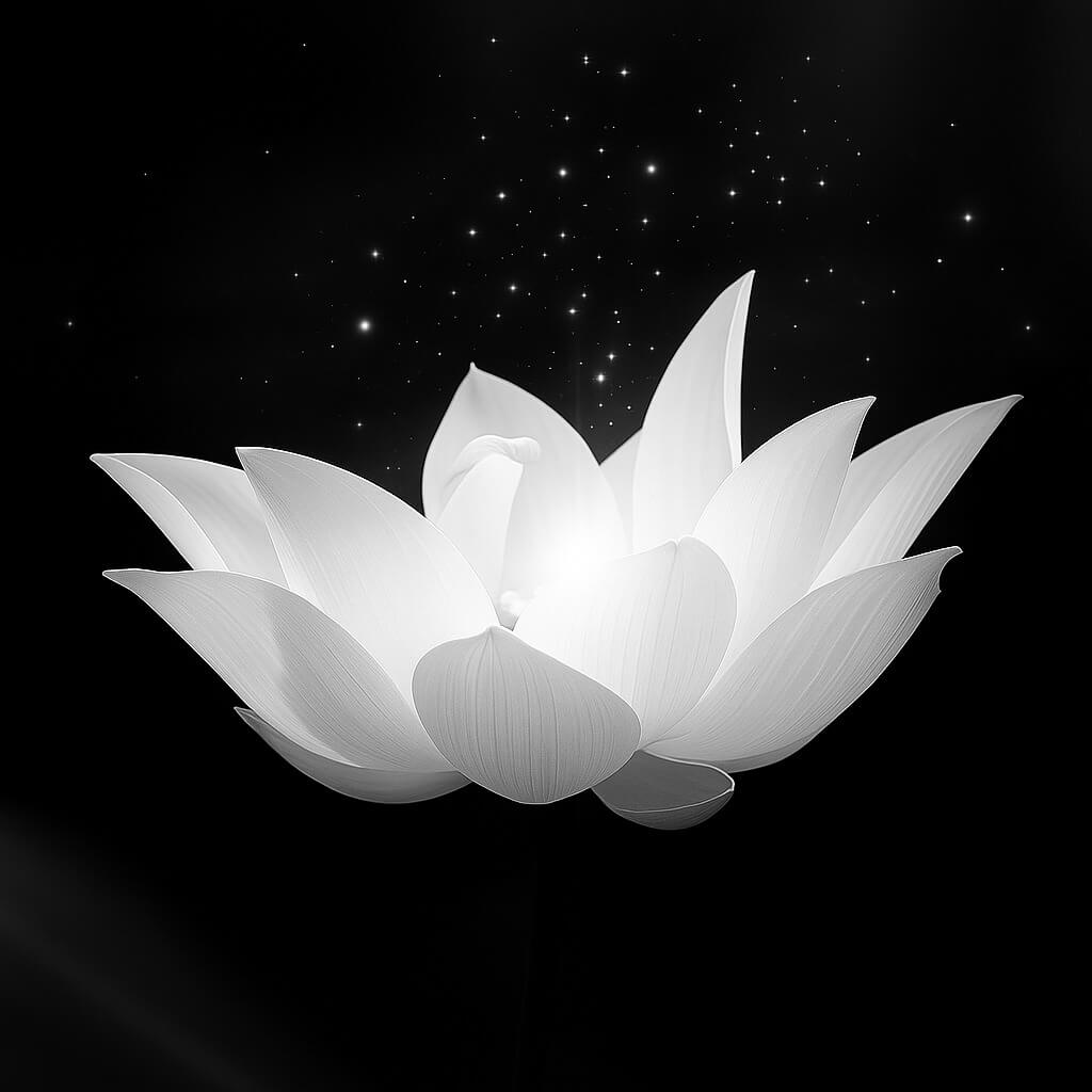 ảnh sen trắng tinh khiết