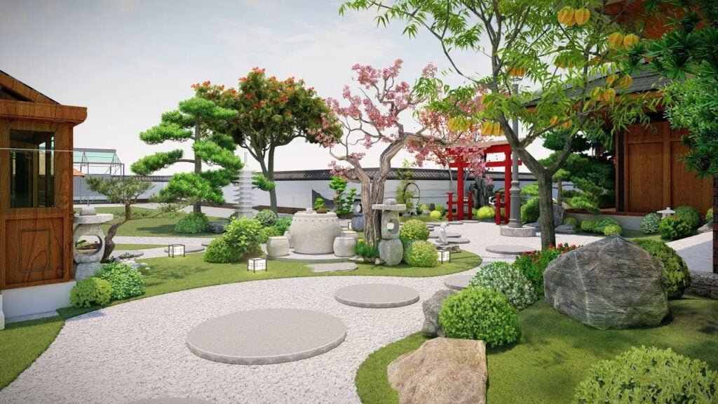 Thiết kế sân vườn, thiết kế cảnh quan
